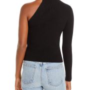 Bardot Women’s Asymmetric Knit Turtleneck Black XS B4HP $79