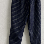 Aqua Women’s Tie Waist Pants Navy S B4HP $78 MISSING BELT