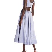 Aje Women’s Virginie Sleeveless Cutout Midi Dress Cool Lavander Size 4 B4HP $495