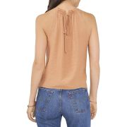 1.State Women’s Ruffle Trim Halter Top Beige S B4HP $59