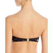 Aqua & Kristopher Brock Women’s Floral Print Bandeau Bikini Top Black L B4HP $58