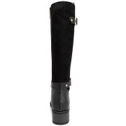 KAREN SCOTT Women’s Leandraa Extra Wide-Calf Riding Boots Black Siz 8.5W WC B4HP