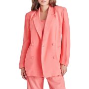 Steve Madden Women’s Baldwin Oversized Blazer Pink B4HP $99