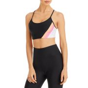 Aqua Women’s Fitness Workout Sports Bra Black B4HP