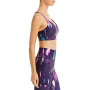 Aqua Women’s V-Neck Sports Bra Purple B4HP