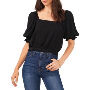 1.State Women’s Puff Sleeve Crop Top B4HP $69