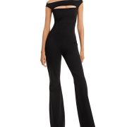 Chiara Boni Women’s Rebecca Off-the Shoulder Jumpsuit Size 10 B4HP $750