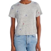 Chaser Women’s Crop Cotton Tee T-Shirt Top B4HP $79