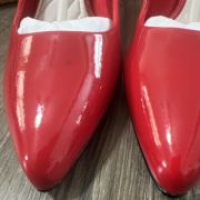 Easy Street Women Pointe Slip-On Pumps Red with Defect sz 7.5 M B4HP