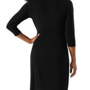 Tommy Bahama Women’s Carmela Faux-Wrap Dress Black S B4HP $148