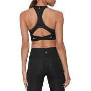 Spiritual Gangster Women’s Verve Racerback Workout Yoga Sports Bra Black XS B4HP