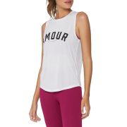 Spiritual Gangster Women’s Amour Muscle Tank Top White L B4HP $62