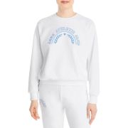 Aqua Women’s Graphic Crewneck Sweatshirt White S B4HP $78