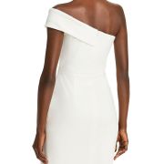 Aqua Women’s One Shoulder Scuba Crêpe Dress B4HP $228