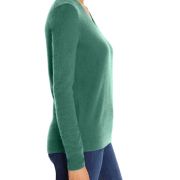 C by Bloomingdale’s Cashmere V-Neck Cashmere Sweater Green XS B4HP $195