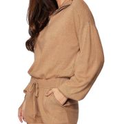 Spirtual Gangster Women’s Funnel Neck Romper Brown S B4HP $148