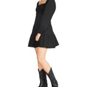 Steve Madden Women’s Daniella Cotton Dress Black M B4HP $79