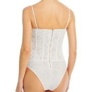 Bardot Women’s Oskar Lace Boning Bodysuit White Size 8 B4HP $109