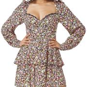 AFRM Women’s Modesto Sweetheart Mini Dress Multi Color B4HP $138