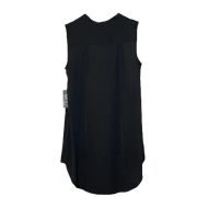 Vince Camuto Women’s Button Down Tunic Tank Black S B4HP $79 NO TAGS