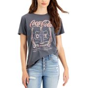 Grayson Thread Black Women’s Juniors’ Coca-Cola Graphic T-Shirt Grey XS B4HP