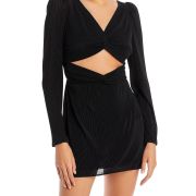 LoveShackFancy Women’s Nanita Cutout Mini Dress Black Size 2 B4HP