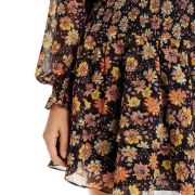 Aqua Women’s Chantal Floral Print Dress Multi Color S B4HP $88