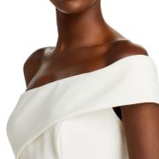 Aqua Women’s One Shoulder Scuba Crêpe Dress B4HP $228