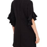 Vince Camuto Women’s Flutter Sleeve Dress Black XS B4HP $89