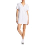 WAYF Women’s Terry Polo Shirt Dress White L B4HP $78