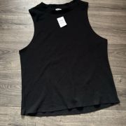 Cotton On Womens Trendy Plus Size Curve waffle Tank Top Black Size 20 B4HP