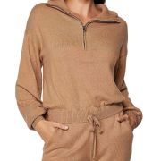 Spirtual Gangster Women’s Funnel Neck Romper Brown S B4HP $148