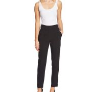 Vince Camuto Women’s Stretch Pintuck Dress Pants Black Size 0 27×28 B4HP $89