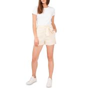 1.State Women’s Paperbag Waist Shorts Beige Size 16 B4HP $69