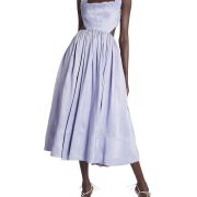 Aje Women’s Virginie Sleeveless Cutout Midi Dress Cool Lavander Size 4 B4HP $495