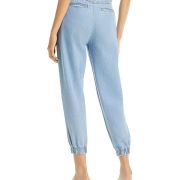 Aqua Women’s High Rise Balloon Jeans in Light Wash Blue Size 25 27×27 B4HP $88