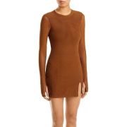 AFRM Women’s Lasso Rhinestone Mini Dress Brown M B4HP $108