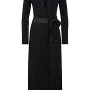 L’Agence Women’s Marija Duster Cardigan Black M Missing Belt B4HP $495