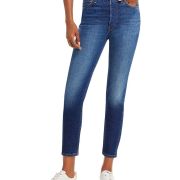 RE/DONE Women’s 90s High Rise Ankle Skinny Jeans Deepsap Blue Size 29 31×27 B4HP