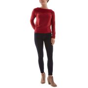 BCX Women’s Juniors’ Foldover-Boat-Neck Ruched-Cuff Sweater Red M B4HP