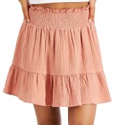 Self Esteem Women’s Juniors’ Tiered Cotton Skirt Pink M B4HP