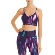 Aqua Women’s V-Neck Sports Bra Purple B4HP