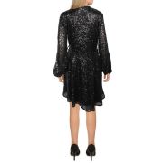 Bardot Women’s Sequin Bellissa A-Line Dress Black Size 2 B4HP $159