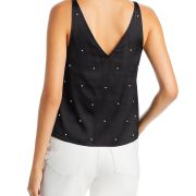 Generation Love Women’s Elise Embellished Tank Top Black XS B4HP $215