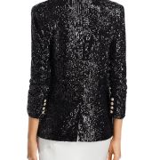 Generation Love Women’s Avery Sequin Blazer Black L B4HP