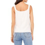 Vince Camuto Women’s Ruffle Strap Rumple Tank Top White S B4HP $59