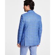 Tommy Hilfiger Men’s Modern Fit Check Sport Coat Suit Jacket Blue $295 B4HP