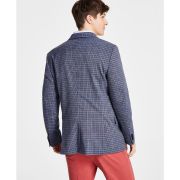 TOMMY HILFIGER Men’s Modern-Fit Check Sport Coat Blue/Brown $295 B4HP