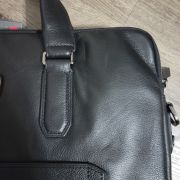 Tumi Harrison Sycamore Slim Briefcase Black OS Minor Scratch Check Pic B4HP $750