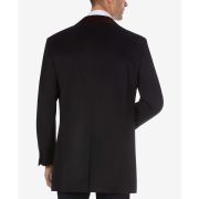 Tallia Mens Wool Blend Overcoats with Contrast Velvet Top Collar Large $495 B4HP